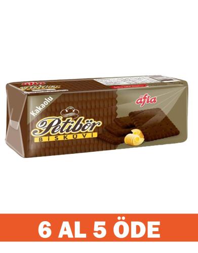 Afia Kakaolu Petibör Bisküvi 180 Gr 6 Al 5 Öde - 1