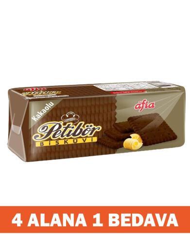 Afia Kakaolu Petibör Bisküvi 180 Gr 4 Alana 1 Bedava - 2