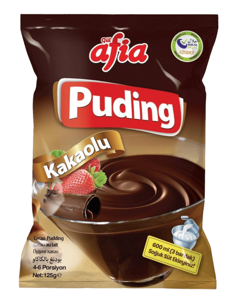 Afia Kakaolu Puding 125 Gr - 1