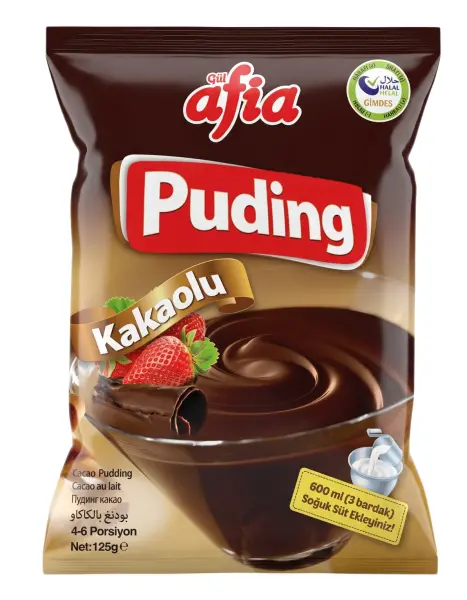 Afia Kakaolu Puding 125 Gr - 1