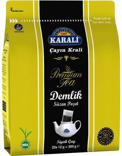 Karali Demlik Poşet Çay 12X25 300 Gr - Karali