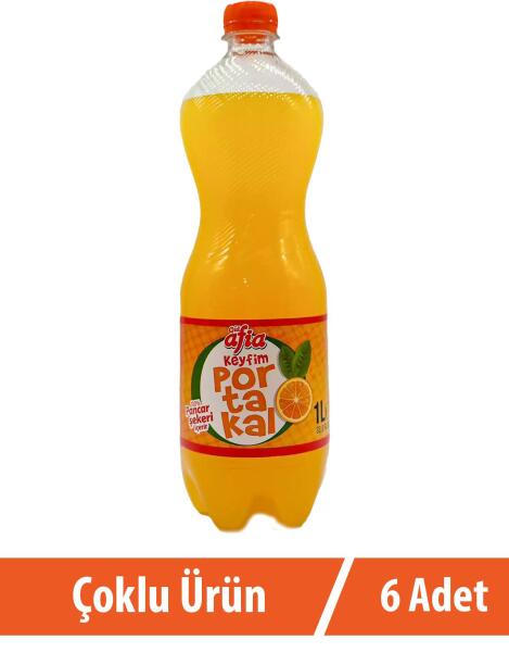Keyfim Portakallı Gazoz 6x1 Lt - 1