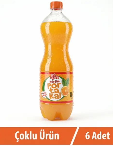 Afia Keyfim Portakallı Gazoz 6x1 Lt - 1