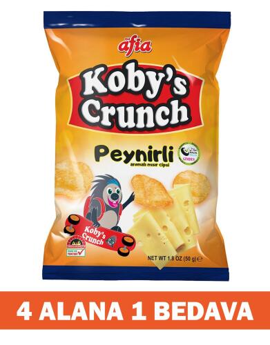 Kobys Crunch Peynir Aromalı Mısır Cips 50 Gr 4 Alana 1 Bedava - 2