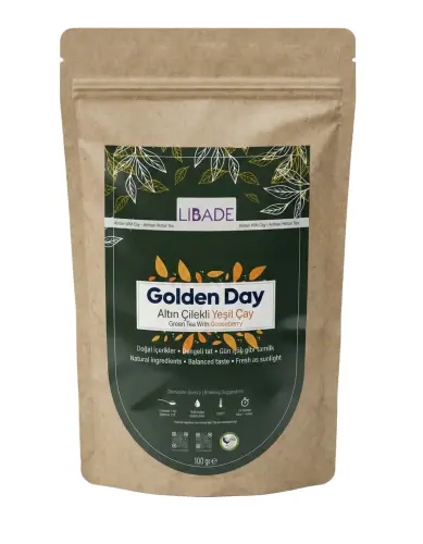 Libade Altın Çilekli Yeşil Çay 100 Gr - LİBADE