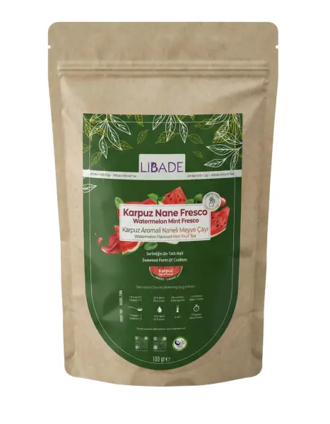 Libade Karpuz Aromalı Naneli Meyve Çayı 100 Gr - 1