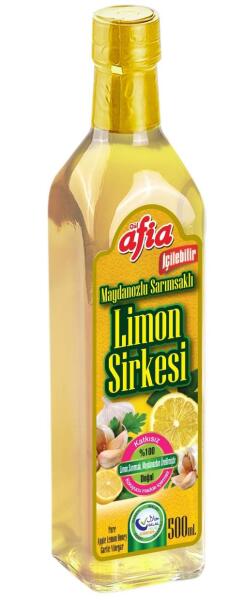 Limon Sirkesi Cam Şişe 500 Ml - 1