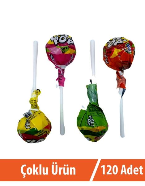 Lolipop Meyve Aromalı Sert Şeker 120x10 Gr - 1