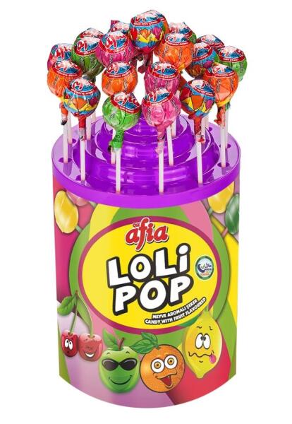 Lolipop Meyve Aromalı Sert Şeker 120x10 Gr - 3