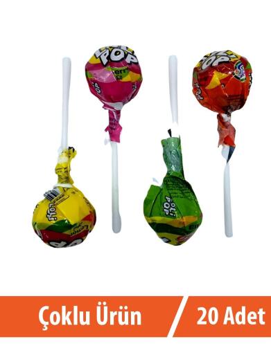 Lolipop Meyve Aromalı Sert Şeker 20x10 Gr - 2