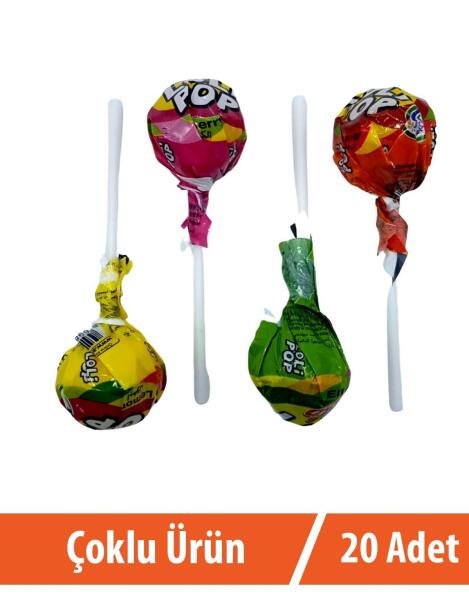 Lolipop Meyve Aromalı Sert Şeker 20x10 Gr - 2