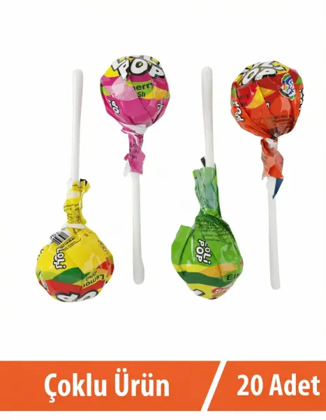 Afia Lolipop Meyve Aromalı Sert Şeker 20x10 Gr - 1