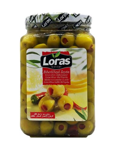 Loras Biberli Yeşil Zeytin 900 Gr Cam 201-231 - 2