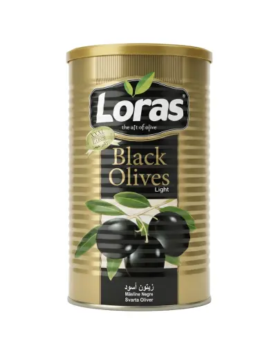 Loras Light Siyah Zeytin (141-160) 600 Gr - LORAS