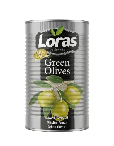 Loras Light Yeşil Zeytin (120-140) 600 Gr - LORAS