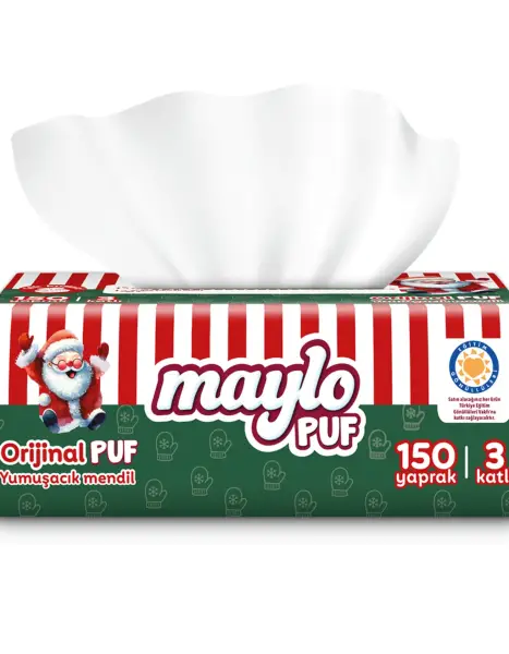 Maylo Puf Mendil 3 Katlı 150li - 1