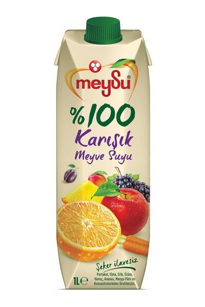 Meysu %100 Karışık Meyve Suyu 1 Lt - 1