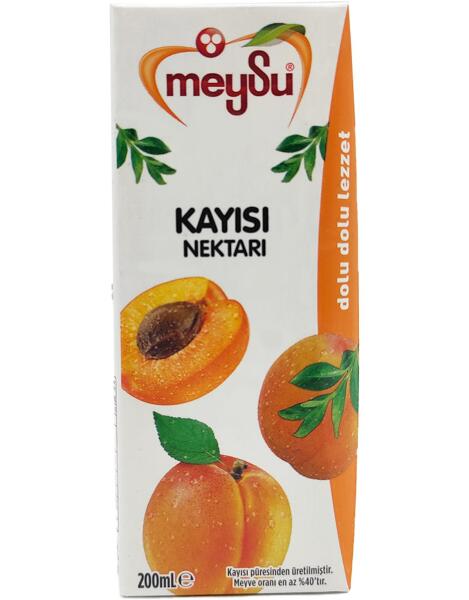 Meysu Kayısı Nektar Meyve Suyu 200 Ml - 1