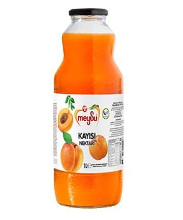 Meysu Kayısı Nektarı Cam Şişe 1 Lt - 1