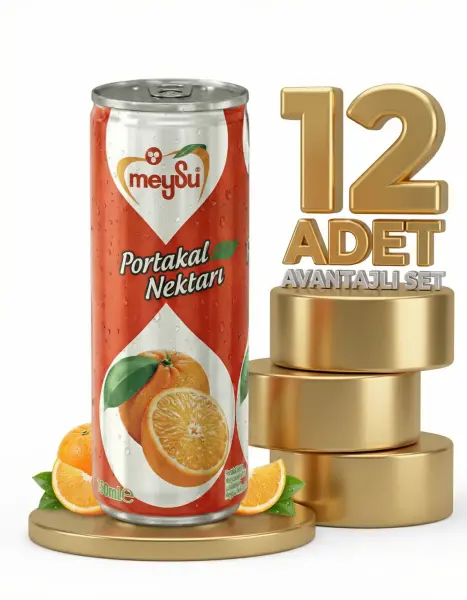 Meysu Kutu Portakal 12x330 Ml - 1