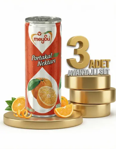 Meysu Kutu Portakal 3x330 Ml - 1