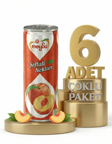 Meysu Kutu Şeftali 6x330 Ml - Meysu