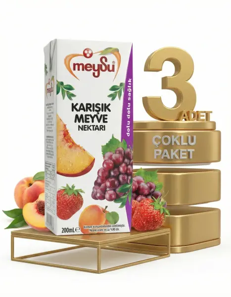 Meysu Nektar Karışık 3x200 Ml - 1