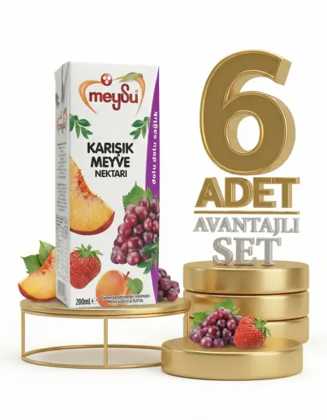 Meysu Nektar Karışık 6x200 Ml - 1