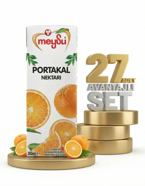 Meysu Nektar Portakal 27x200 Ml - 1