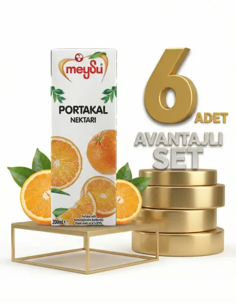 Meysu Nektar Portakal 6x200 Ml - 1