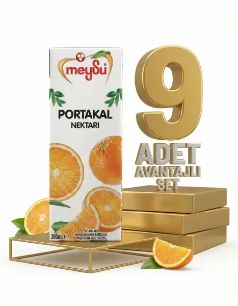 Meysu Nektar Portakal 9x200 Ml - 1