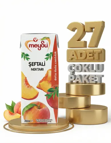 Meysu Nektar Şeftali 27x200 Ml - Meysu