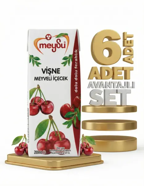 Meysu Nektar Vişne 6x200 Ml - 1
