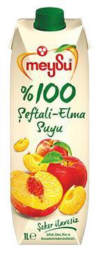 Meysu Şeftali-Elma Meyve Suyu 1 Lt - 1