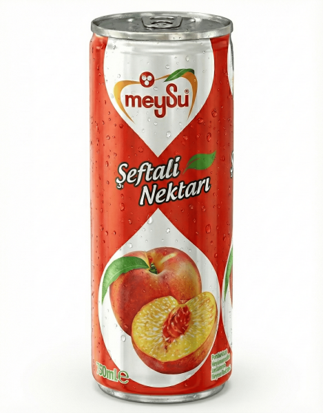Meysu Şeftali Nektar Kutu İçecek 330 Ml - 1