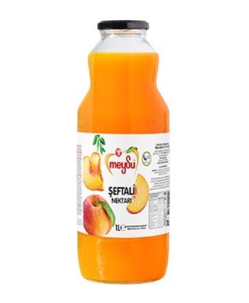 Meysu Şeftali Nektarı Cam Şişe 1 Lt - 1