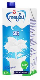 Meysu Tam Yağlı Süt 1 Lt - 1