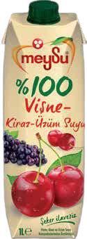Meysu Vişne-Kiraz-Üzüm Meyve Suyu 1 Lt - 1