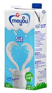 Meysu Yarım Yağlı Süt 1 Lt - 1