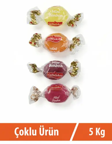 Afia Meyveli Mini Bonbon Şeker 5x1 Kg - 1