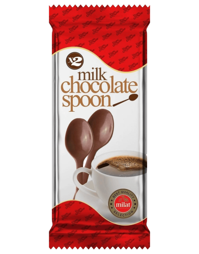 Milat 2li Kaşık Çikolata 18 Gr - Milat
