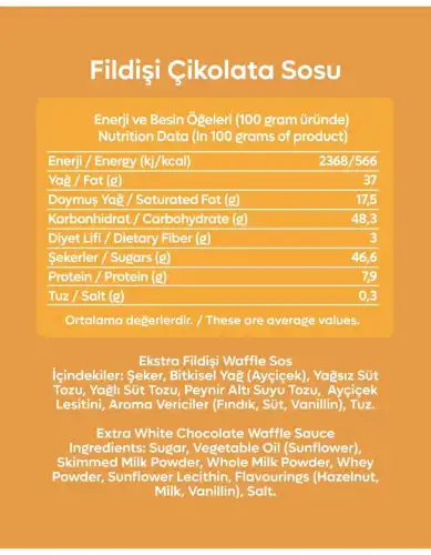 Milat Beyaz Çikolata Sosu 300 Gr - 5