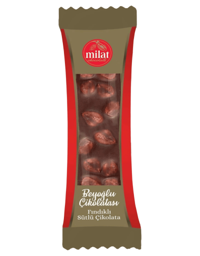 Milat Beyoğlu Fındıklı Sütlü Çikolata 27 Gr - Milat