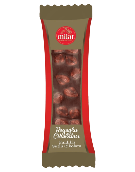 Milat Beyoğlu Fındıklı Sütlü Çikolata 27 Gr - 1