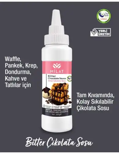 Milat Bitter Çikolata Sosu 300 Gr - 2