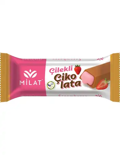 Milat Çilek Dolgulu Çikolata 25 Gr - MİLAT