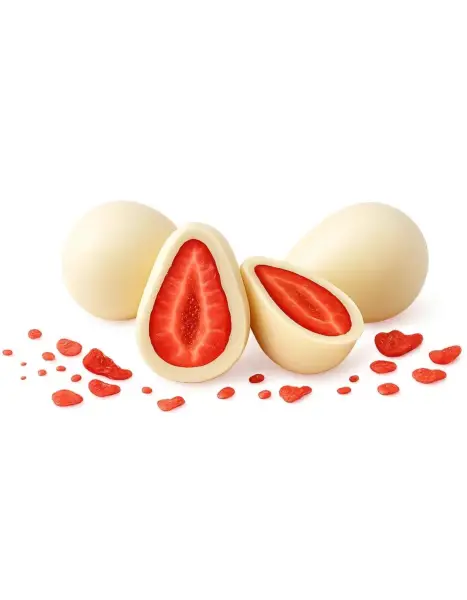 Milat Fildişi Çikolata Kaplı Çilekli Draje 150 Gr - 2