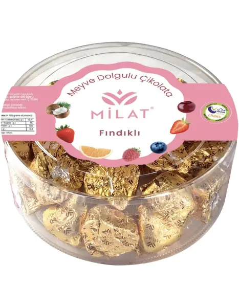 Milat Fındık Dolgulu Sütlü Çikolata 300 Gr - 1