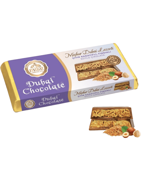 Milat Fındıklı Dubai Çikolatası 185 Gr - 1