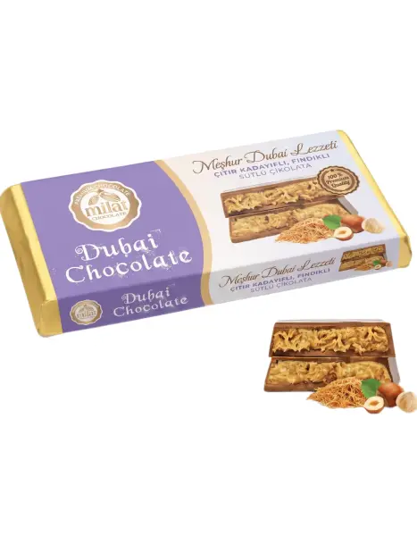 Milat Fındıklı Dubai Çikolatası 185 Gr - 1